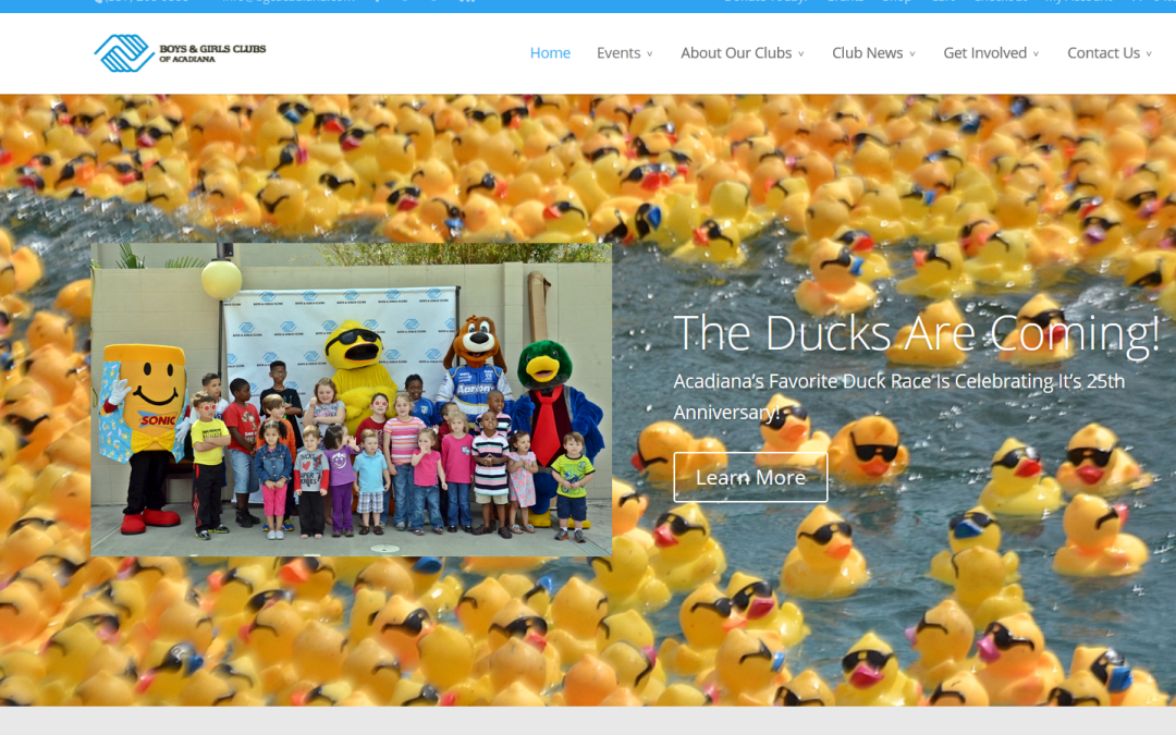 New Website For The Boys & Girls Clubs of Acadiana